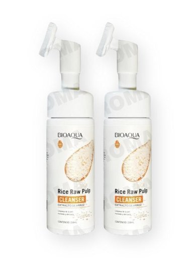 PACK 2 LIMPIADOR FACIAL DE ARROZ BIOAQUA 300ML
