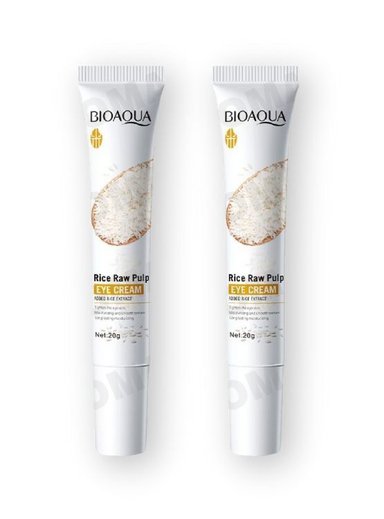 PACK 2 CREMA DE ARROZ PARA OJERAS BIOAQUA 40G