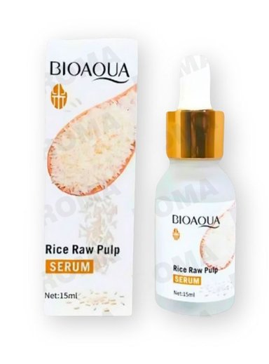 SERUM DE ARROZ CON ÁCIDO HIALURONICO BIOAQUA 15ML