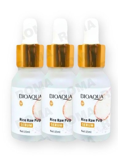 PACK 3 SERUM DE ARROZ CON ÁCIDO HIALURONICO BIOAQUA 45ML