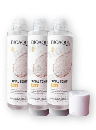 PACK 3 TÓNICO FACIAL DE ARROZ BIOAQUA 360ML
