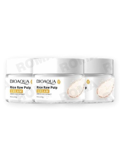 PACK 3 CREMA ACLARANTE DE ARROZ BIOAQUA 150G