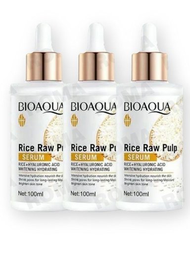 PACK 3 SERUM DE ARROZ CON ÁCIDO HIALURONICO BIOAQUA 300ML