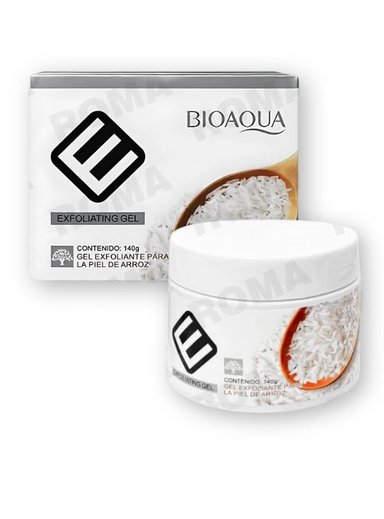 EXFOLIANTE EN GEL DE ARROZ BIOAQUA 140G