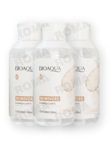 PACK 3 DESMAQUILLANTE DE ARROZ BIOAQUA 1500ML