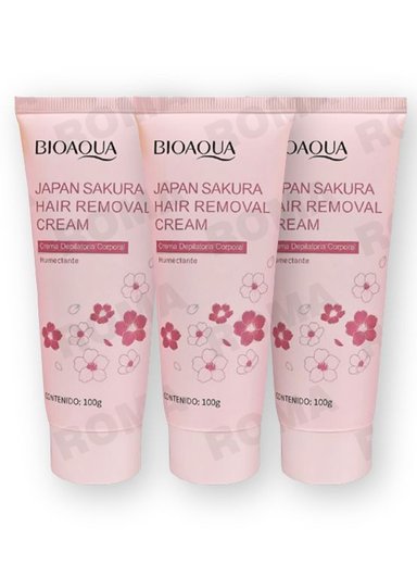 PACK 3 CREMA DEPILATORIA
JAPAN SAKURA 300G