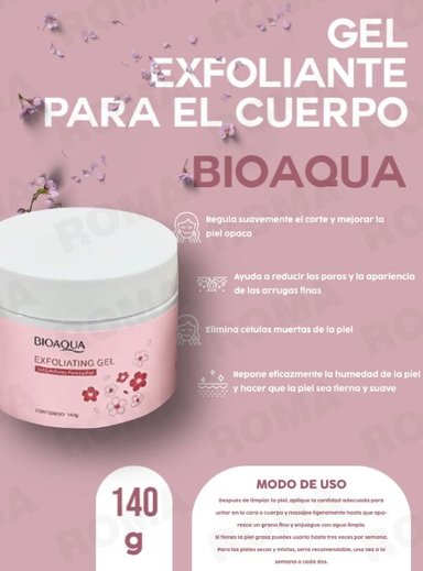 GEL EXFOLIANTE
JAPAN SAKURA 140G - 2