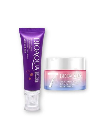 CREMA BLANQUEADORA DE ZONAS + CREMA HIDRATANTE VEGANA V7