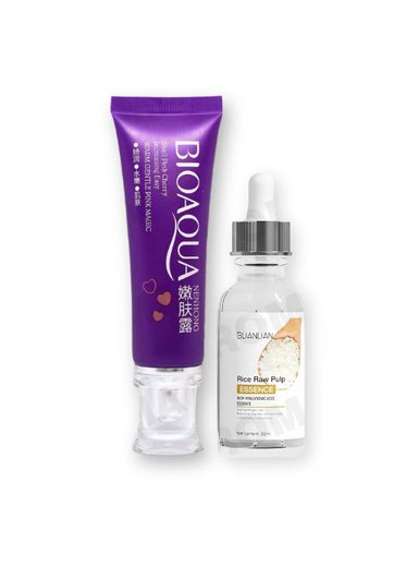 CREMA BLANQUEADORA DE ZONAS + ESENCIA DE ARROZ