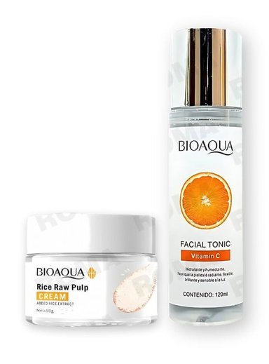 PACK CREMA ACLARANTE Y TÓNICO FACIAL VITAMINA C