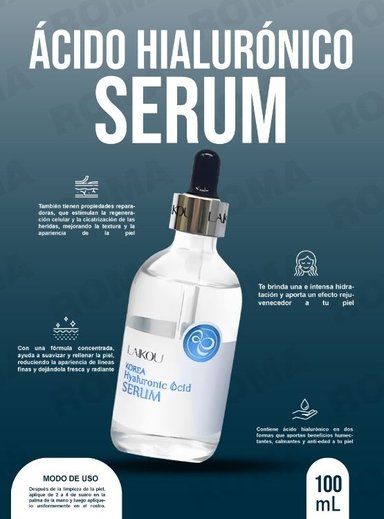 PACK CREMA ACLARANTE BIOAQUA Y SERUM ÁCIDO HIALURÓNICO LAIKOU - 3