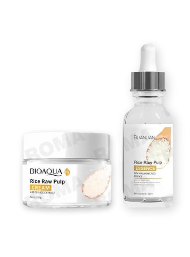PACK CREMA ACLARANTE BIOAQUA Y SERUM DE ARROZ BRIANLIAN