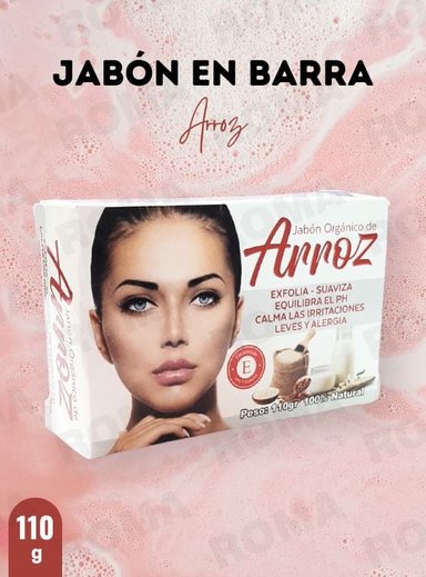 JABÓN EN BARRA DE ARROZ 110G - 2