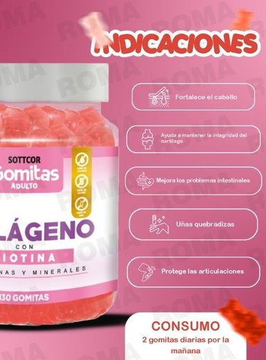 PACK 2 GOMITAS OMEGA 3 NIÑOS + COLAGENO ADULTOS 130 UND - 3