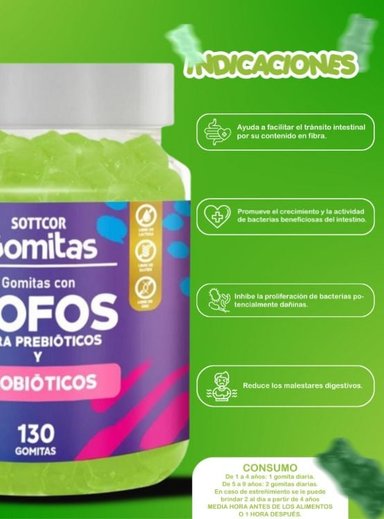 PACK 2 GOMITAS OMEGA 3 NIÑOS + GOFOS PARA NIÑOS 260 UND - 3