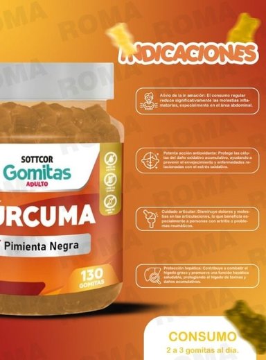 PACK 2 GOMITAS OMEGA 3 NIÑOS + GOMITAS CÚRCUMA 260 UND - 3