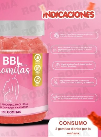 PACK 2 GOMITAS OMEGA 3 NIÑOS + GOMITAS AGUAJE BBL 260 UND - 3