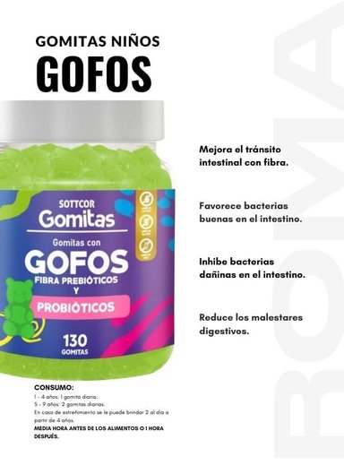 PACK 2 GOMITAS OMEGA 3 NIÑOS + GOFOS PARA NIÑOS 260 UND - 3