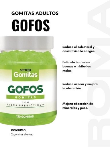 PACK 2 GOMITAS OMEGA 3 NIÑOS + GOFOS PARA ADULTOS 260 UND - 3