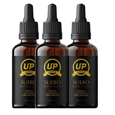 PACK 3 SERUM UP CRECIMIENTO DE PESTAÑAS Y CEJAS 90ML