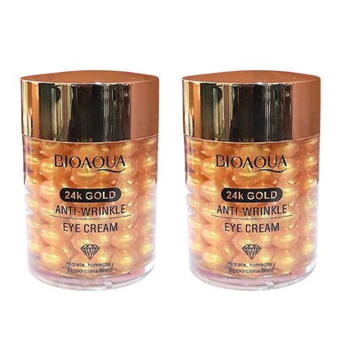 PACK 2 CONTORNO DE OJOS 24K GOLD ANTI ARRUGAGAS 120G BIOAQUA
