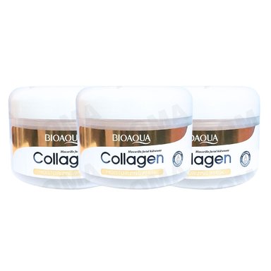 PACK 3 MASCARILLA FACIAL DE COLAGENO HIDRANTANTE 300G BIOAQUA