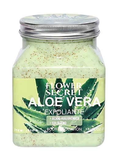 CREMA EXFOLIANTE ALOE VERA FLOWER SECRET 500ML
