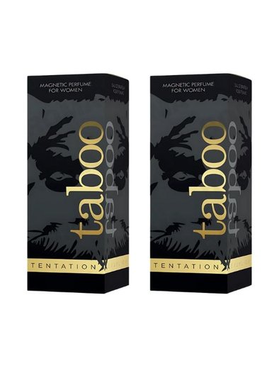 PACK 2 PERFUME CON FEROMONAS PARA MUJER TABOO 20ML