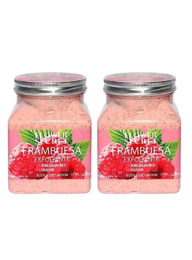PACK 2 CREMA EXFOLIANTE FRAMBUESA FLOWER SECRECT 1000ML