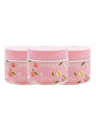 PACK 3 CREMA EXFOLIANTE PEACH EXTRACT BIOAQUA 420G
