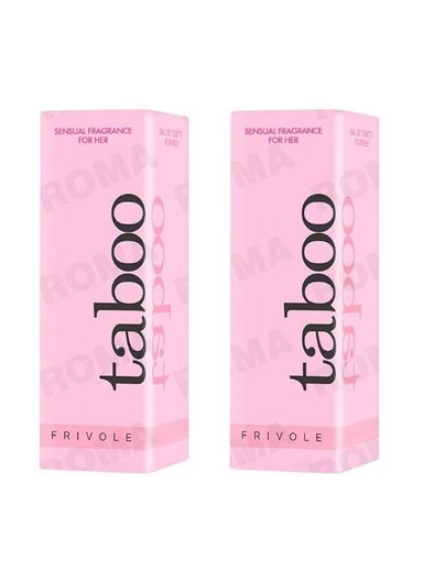 PACK 2 PERFUME ROSA CON FEROMONAS PARA MUJER TABOO 20ML