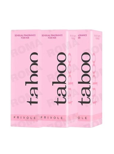 PACK 3 PERFUME ROSA CON FEROMONAS PARA MUJER TABOO 30ML