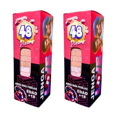 PACK 2 JENGA PAREJAS - JENGA DEL AMOR - JENGA PARA ADULTOS