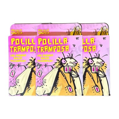 PACK 3 POLILLA TRAMPOSA - UNO JUEGO DE CARTAS