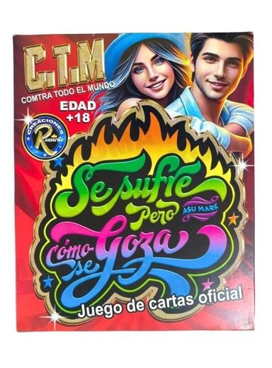 C.T.M SE SUFRE PERO COMO SE GOZA- JUEGO DE MESA
