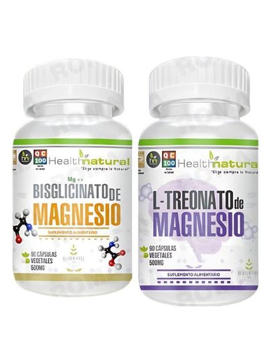 BISGLICINATO MAGNESIO + L-TREONATO MAGNESIO HEALTHNATURAL