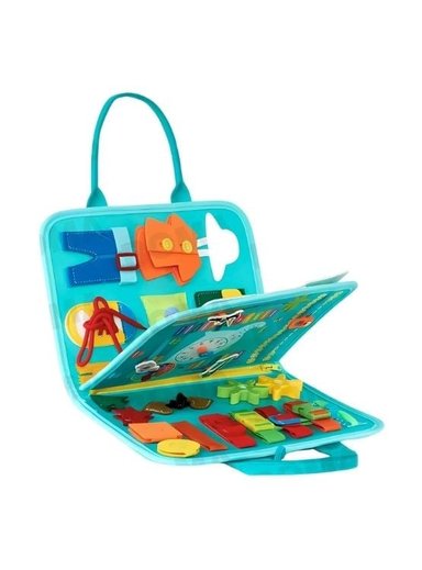 MALETÍN TABLERO DIDÁCTICO SENSORIAL - JUEGO DIDÁTICO