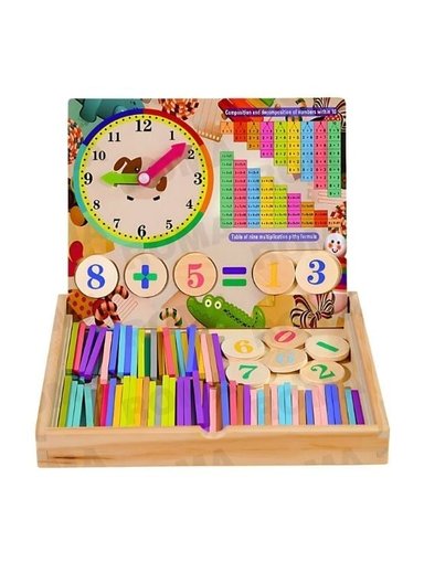 JUEGO DE MADERA 2 EN 1 EQUILIBRIO Y CUENTAS- JUEGO DIDÁTICO