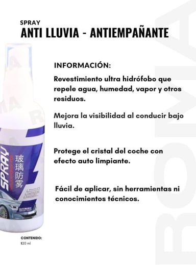 PACK 3 SPRAY ANTI LLUVIA - 2