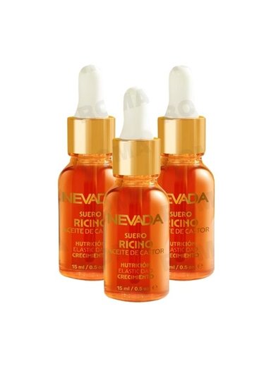 PACK 3 ACEITE DE CASTOR SUERO RICINO 15ML NEVADA