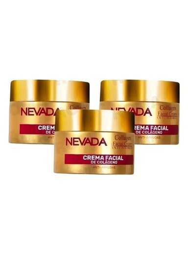 PACK 3 CREMA FACIAL COLÁGENO 50ML NEVADA
