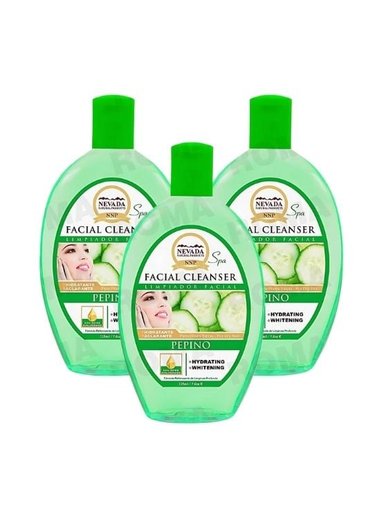 PACK 3 LIMPIADOR FACIAL DE PEPINO 225ML NEVADA