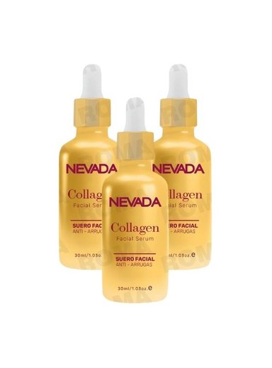 PACK 3 SUERO FACIAL COLÁGENO 30ML NEVADA