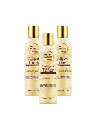 PACK 3 TÓNICO FACIAL DE COLÁGENO 180ML NEVADA