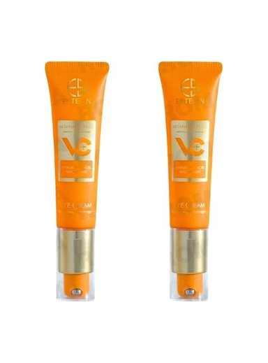 PACK 2 CREMA PARA OJOS VITAMINA C CON ÁCIDA HIALURÓNICO 30G ESTELIN