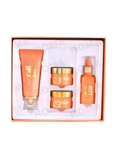 SET 4 PIEZAS VITAMINA C CON ÁCIDO HIALURÓNICO 4PCS ESTELIN