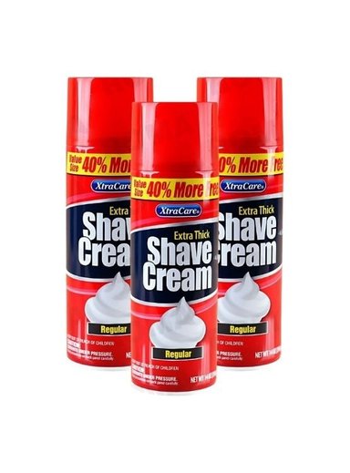 PACK 3 ESPUMA DE AFEITAR XTRACARE - REGULAR 396ML XTRACARE