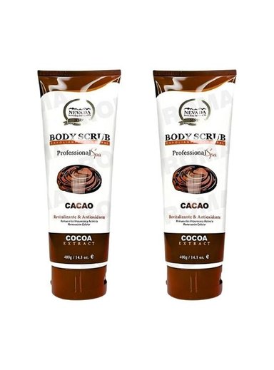 PACK 2 EXFOLIANTE CORPORAL DE CACAO 400G NEVADA