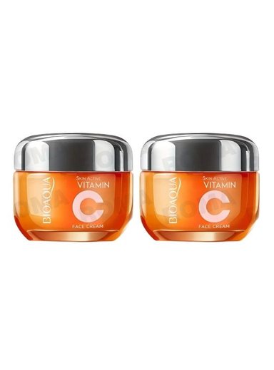 PACK 2 CREMA FACIAL REJUVENECEDORA VITAMINA C 50G BIOAQUA