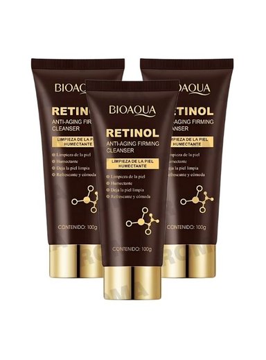 PACK 3 LIMPIADOR FACIAL RETINOL 100G